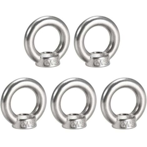 Occhielli Metallici Occhiello Di Sollevamento In Acciaio Inox 304 M12 - 2 Pezzi Per Fai Da Te Occhielli Per Barche Fai Da Te - 2