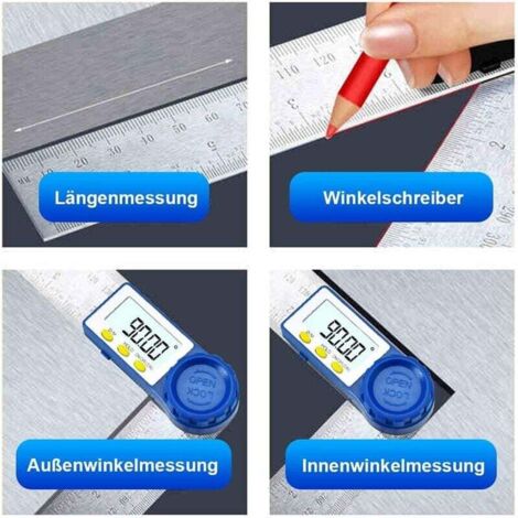 Aqbau® Livella Magnetica Angolare Per Pali – Strumento Di Livellamento Preciso Per Lavori Edili E Fai-da-te, Bolla Affidabile, Utensile Di Misurazione