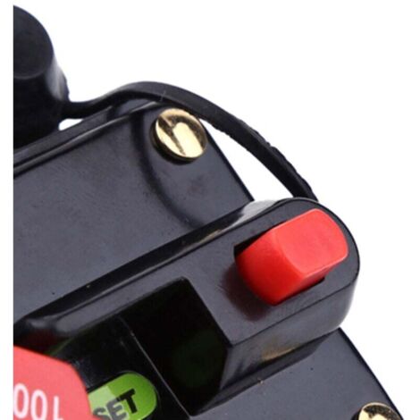Fusibile Riarmabile 40A 12V DC Con Interruttore Manuale - Per Auto E Moto - 2