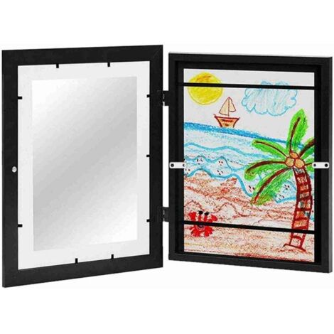 Kit Cornice In Legno Fai Da Te Per Tela E Poster – 3 Pezzi Di Misure 20x30, 30x40, 40x50 Cm, Pronta Da Appendere, Design Elegante