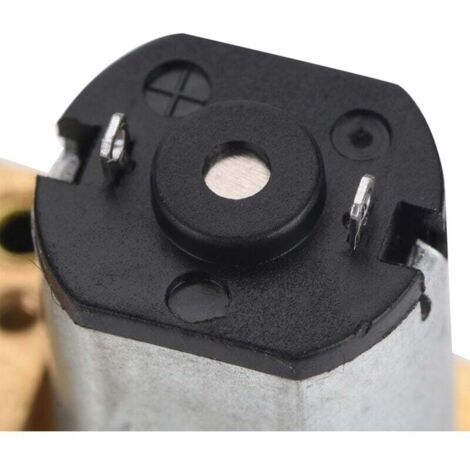 Samfox Motoriduttore N20 DC 12V con lungo M4 55mm Albero Filettato per Vite di Uscita Miniatura