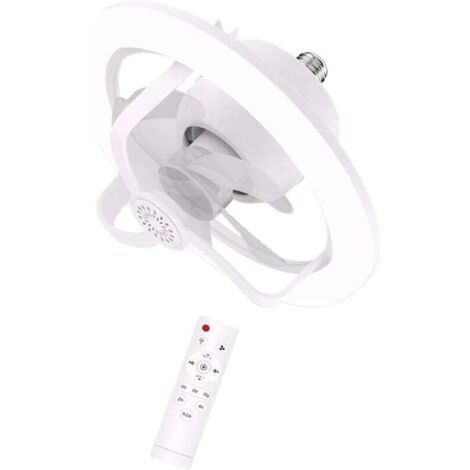 Bellanny Plafoniera con Ventilatore, 48CM Ventilatore da Soffitto con Luce e telecomando, 70W Dimmerabile LED Lampada da soffitto, 3 Colori,6