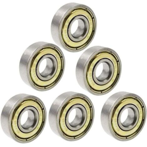 Distanziali Per Cuscinetti 6 Mm Per Pattini Inline – Confezione Da 8 – Ricambio Essenziale