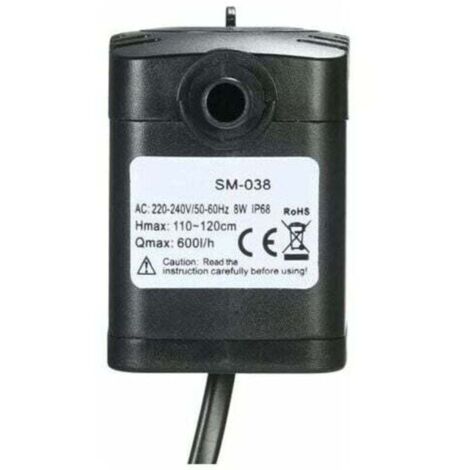 Pompa Acqua DC 24V 10W Senza Spazzole - Mini Pompa Sommegibile Silenziosa 956421