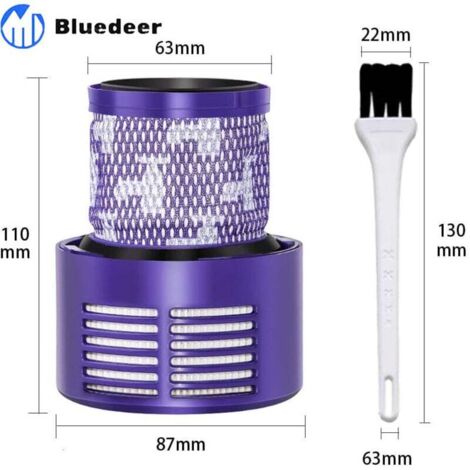 Filtri Di Ricambio Per Kit Di Accessori Per Aspirapolvere Senza Fili Wyze Confezione Da 4 E 1 Spazzola Per La Pulizia~p181658289
