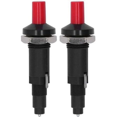 Kit Accenditore Piezoelettrico Per Barbecue E Forni - 2 Pulsanti Con Ago E Filo Da 1 Metro