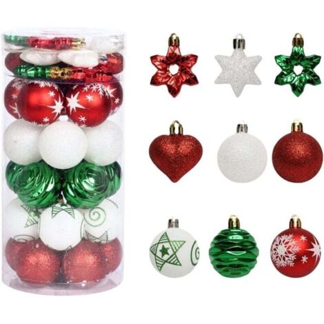 Palle di Natale 30 Pcs 6C Palline Grandi Albero di Natale Set di
