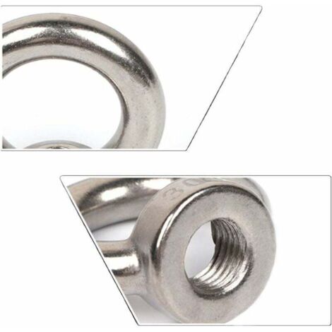 BYNYXI Dado a Clip M8, Altamente Elastici Tipo-b Reed Dadi in Acciaio Inox 304 Dado a Clip M8 Fissaggio a Vite per Dadi a U Dispositivo Dado del