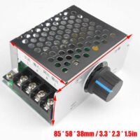 Trasformatore Di Tensione 4000W – Step Up/Down 110V/220V Con Doppio Interruttore Di Protezione