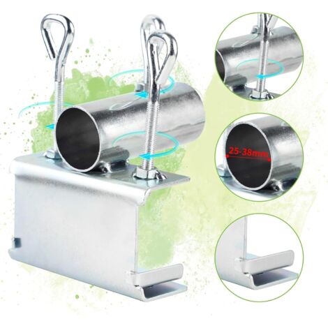 Soporte Ajustable Para Sombrilla De Jardín (mesa O Balcón) - Gardensun - Metal Y Plástico - Abrazadera Para Barandilla