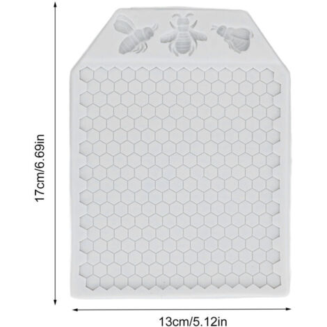 5pcs Molde De Silicona Abeja Panal Fondant Chocolate Resina | Meses Sin