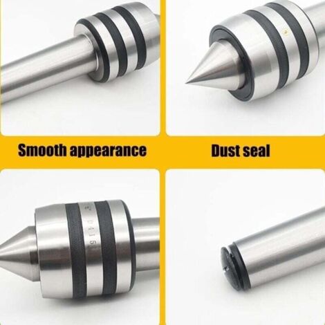 Mandril De Contrapunto MT2 Para Mini Torno | Capacidad 5/64 A 1/2″ | Acero 1010 Con Llave Antideslizante