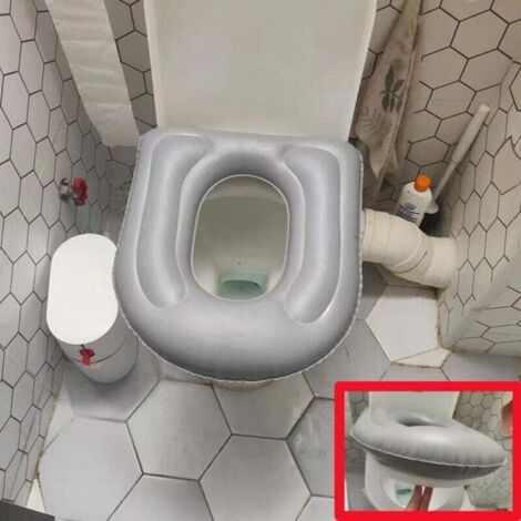 Asiento De Inodoro Con Freno De Caída De Fácil Cierre, Fijación Fix