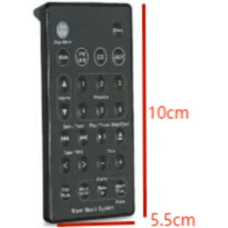 Telecomando sostitutivo per AWR1B1 AWR1B2 AWRCC4 AWRCC7 AWRCC8 per Bose Wave Music System Nero