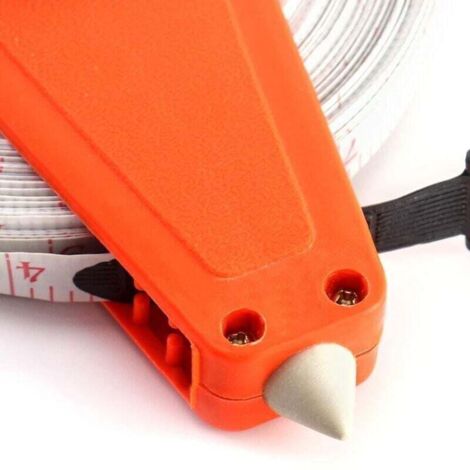 Cinta métrica de fibra de vidrio de 50 m/165 pies, cinta métrica de Cinta métrica de fibra de vidrio de 50 m/165 pies, cinta métrica de