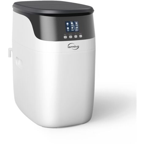 iSpring WCS15KG-E Addolcitore d'Acqua di Tutta la Casa, con Serbatoio Salamoia da 13 kg e Display