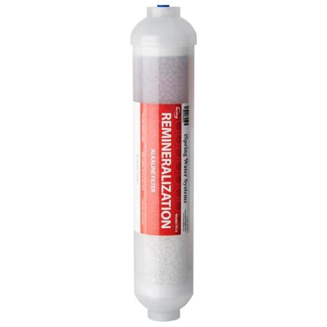 iSpring FA15 Cartuccia del Filtro dell'acqua Alcalina, Aggiunta di Connessione Rapida in Linea, Bilanciamento del pH e Ripristino Minerale