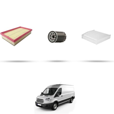 Kit tagliando 3 filtri compatibile con Ford Transit 2014 2.0 TDCi EcoBlue 95kw dal 2016 (1/4)