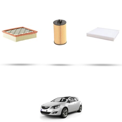 Kit tagliando 3 filtri compatibile con Opel Astra J ,GTC,SW 1.4 16v Turbo 88kw Dal 2010 (1/4)