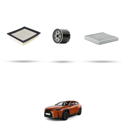 Kit tagliando 3 filtri compatibile con Lexus UX 250h 135kw dal 2018 (1/4)