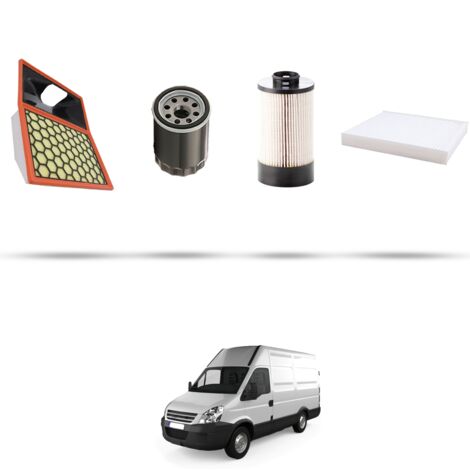 Kit tagliando 4 filtri compatibile con Iveco Daily IV 65C 17 3.0 HPT 125kw dal 2009 (1/5)