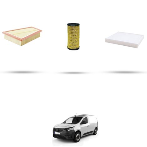 Kit tagliando 3 filtri compatibile con Renault Express 1.5 Blue Dci 55kw Dal 2021 (1/4)