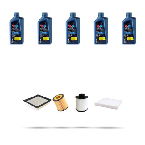 Kit tagliando 4 FILTRI e 5L OLIO compatibile con Opel Astra H ,GTC,SW 1.9 CDTI 88kw Dal 2004 (1/5)