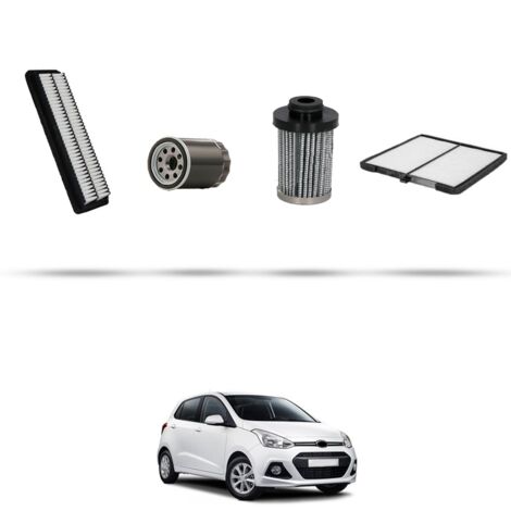 Kit tagliando 4 filtri compatibile con Hyundai i10 II 1.0 GPL 49KW dal 2014 (1/5)