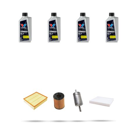 Kit tagliando 3 FILTRI e 4L OLIO compatibile con Fiat 500x 1.4 Multiair 100kw dal 2014 (1/5)