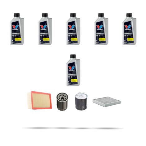 Kit tagliando 4 FILTRI e 6L OLIO compatibile con Mitsubshi Colt VI (Z30) 1.5 DiD 70KW Dal 2004 (1/5)