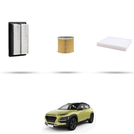 Kit tagliando 3 filtri compatibile con Hyundai Kona 1.6 CRDi 85kw dal 2017 (1/4)