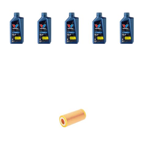 Kit filtro olio e 5L compatibile con Audi A3 II (8P1,8PA) 2.0 tfsi (S3) 188kw dal 2007 (1/3)
