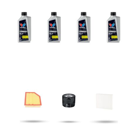 Kit tagliando 3 FILTRI e 4L OLIO compatibile con Volvo V70 III 1.6 T4 132kw Dal 2010 (1/5)