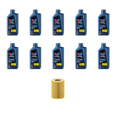 Kit filtro olio e 10L compatibile con Porsche Cayenne II (958) 4.8 S 294Kw dal 2010 (1/3)