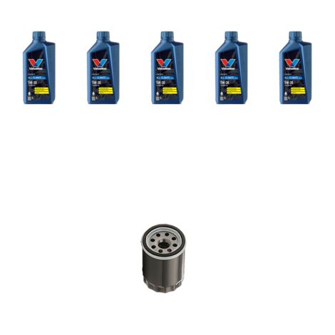 Kit filtro olio e 5L compatibile con Peugeot Partner II 19D 51kw dal 2008 (1/3)