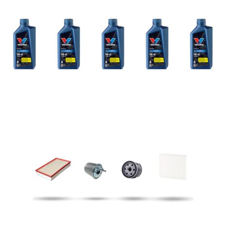 Kit tagliando 4 FILTRI e 5L OLIO compatibile con Renault Laguna III 1.5 dCI 81kw dal 2007 (1/5)