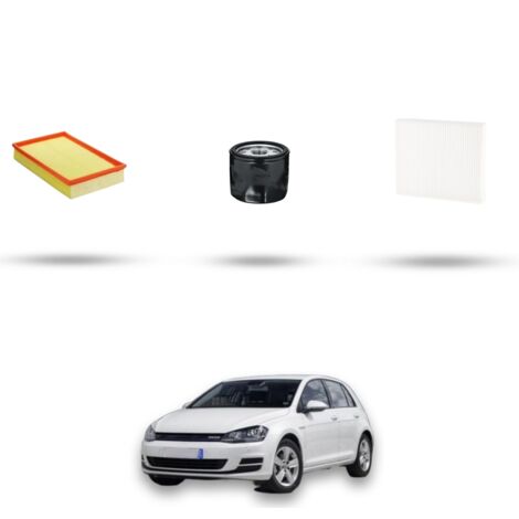 Kit tagliando 3 filtri compatibile con Vw Golf VII (5G1/BA5) 1.5 TSI 96kw Dal 2017 (1/4)