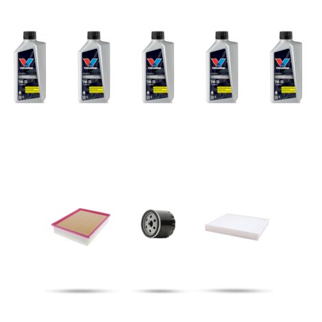Kit tagliando 3 FILTRI e 5L OLIO compatibile con Cupra Leon (KL1) 1.5 eTSI 110kw dal 2022 (1/5)