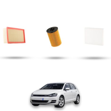 Kit tagliando 3 filtri compatibile con Vw Golf VII (5G1/BA5) 2.0 TDI 105kw Dal 2012 (1/4)