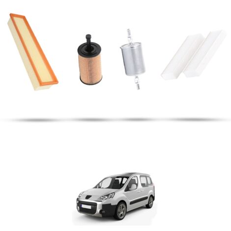 Kit tagliando 4 filtri compatibile con Peugeot Partner II 1.4 i 55kw dal 2008 (1/5)