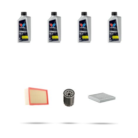 Kit tagliando 3 FILTRI e 4L OLIO compatibile con Mitsubshi Colt VI (Z30) 1.3 70KW Dal 2004 (1/5)