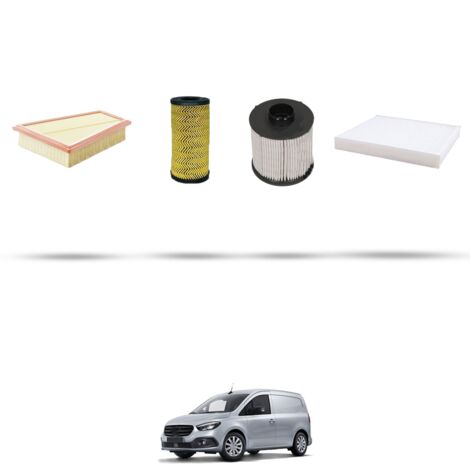 Kit tagliando 4 filtri compatibile con Mercedes Citan (W420) 112 CDI 85kw dal 2021 (1/5)