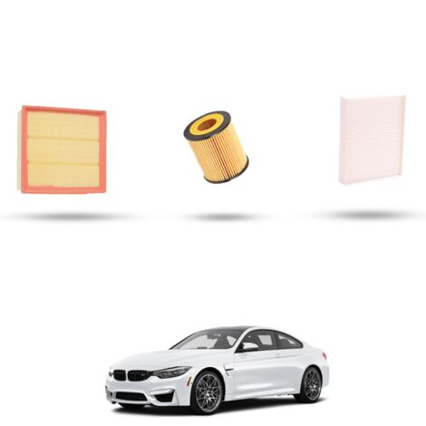 Kit Tagliando 4 filtri compatibile con BMW Serie 4 (F32, F33, F36, F82) 435i 225kw dal 2013 (1/5)
