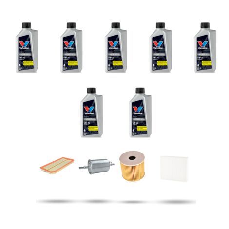 Kit tagliando 4 FILTRI e 7L OLIO compatibile con Volvo XC90 3.0 T6 200Kw dal 2002 al 2006 (1/5)