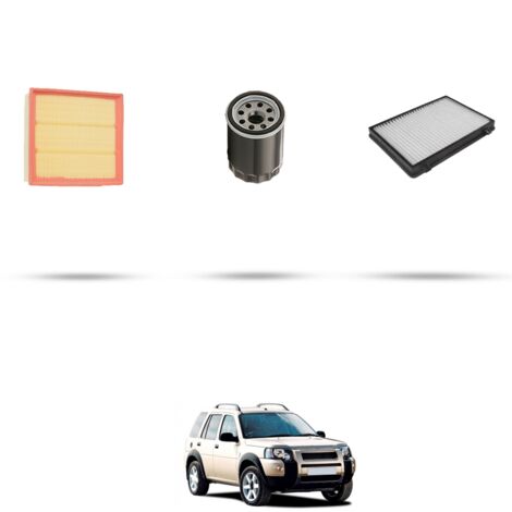 Kit tagliando 3 filtri compatibile con Land Rover Freelander I (L314) 2.5 V6 130kw dal 2000 (1/4)