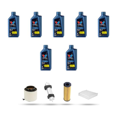 Kit tagliando 4 FILTRI e 7L OLIO compatibile con Audi A4 (B8) 3.0 tdi 155kw dal 2008 al 2012 (1/5)
