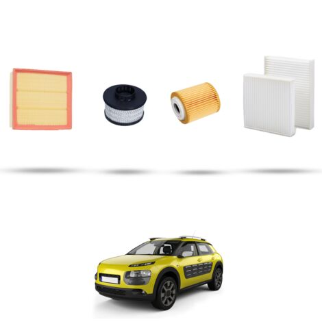 Kit tagliando 3 filtri compatibile con Citroen C4 Cactus 1.5 BlueHDi 88kw dal 2018 (1/5)