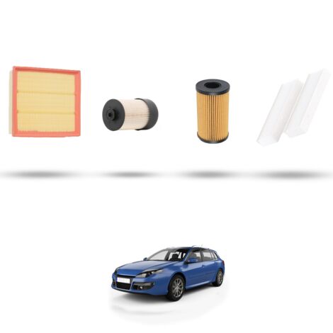 Kit tagliando 4 filtri compatibile con Renault Laguna III 2.0 dCI 127kw dal 2007 (1/5)