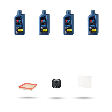 Kit tagliando 3 FILTRI e 4L OLIO compatibile con Vw Golf Sportsvan (AM1) 1.6 81kw Dal 2014 (1/5)
