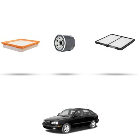 Kit tagliando 3 filtri compatibile con Hyundai Elantra 1.6 XD 77kw dal 2003 (1/4)